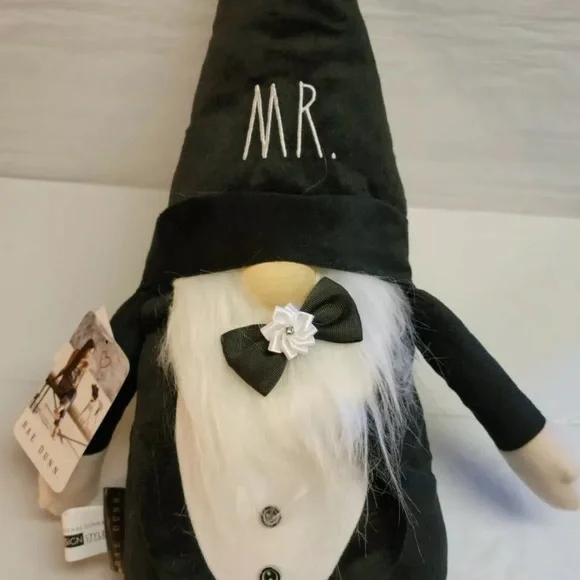 Rae Dunn Wedding Gnome Beanie Plush 20" Mr & Mrs Bride Groom Decoration Gift - Picture 4 of 8
